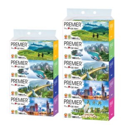 Giấy lụa hộp Premier 180 tờ