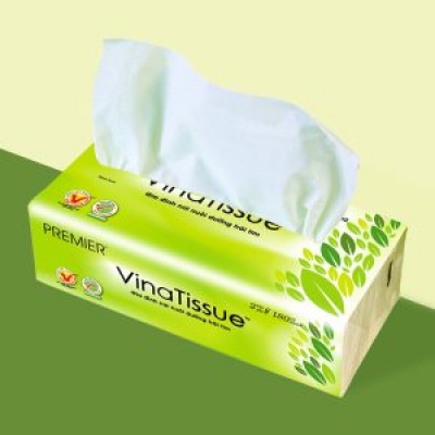 Khăn gi&acirc;́y lụa Premier Vinatissue 180 tờ